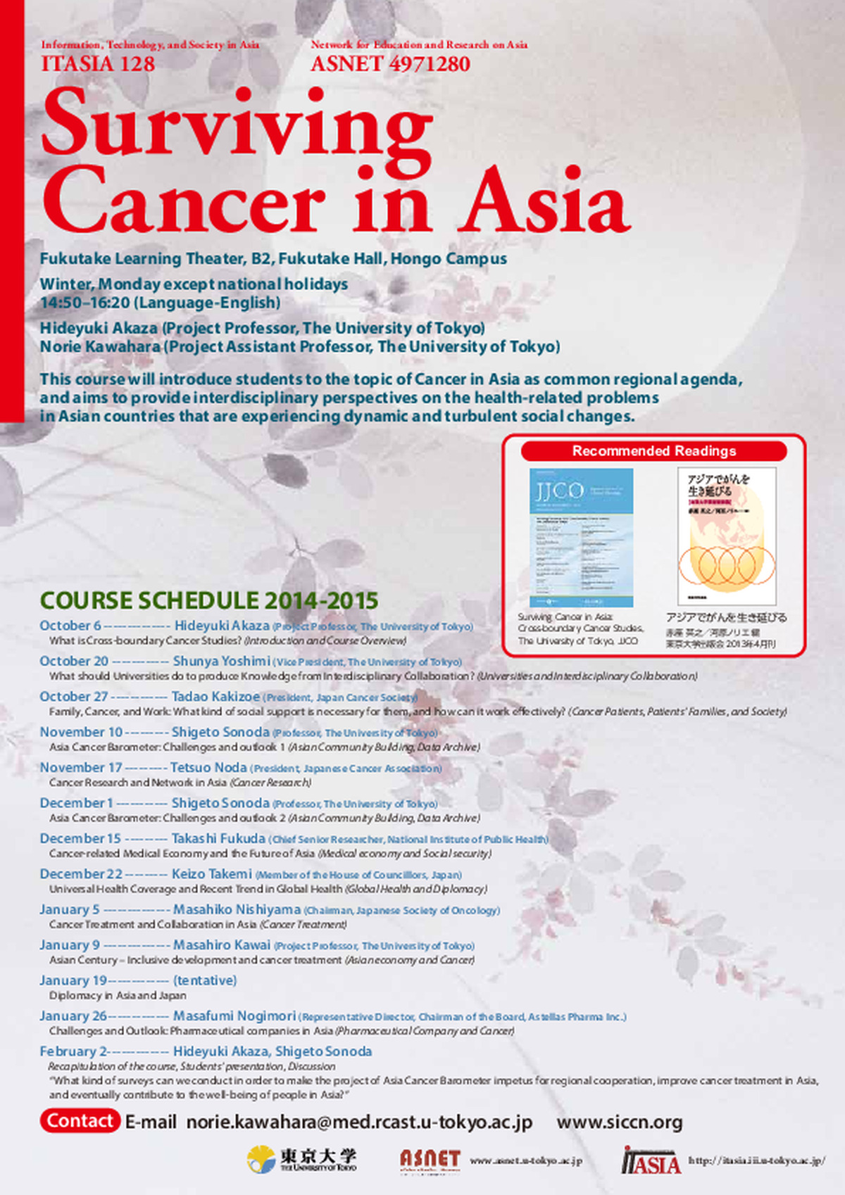 IT ASIA 2014 - Surviving Cancer in Asia